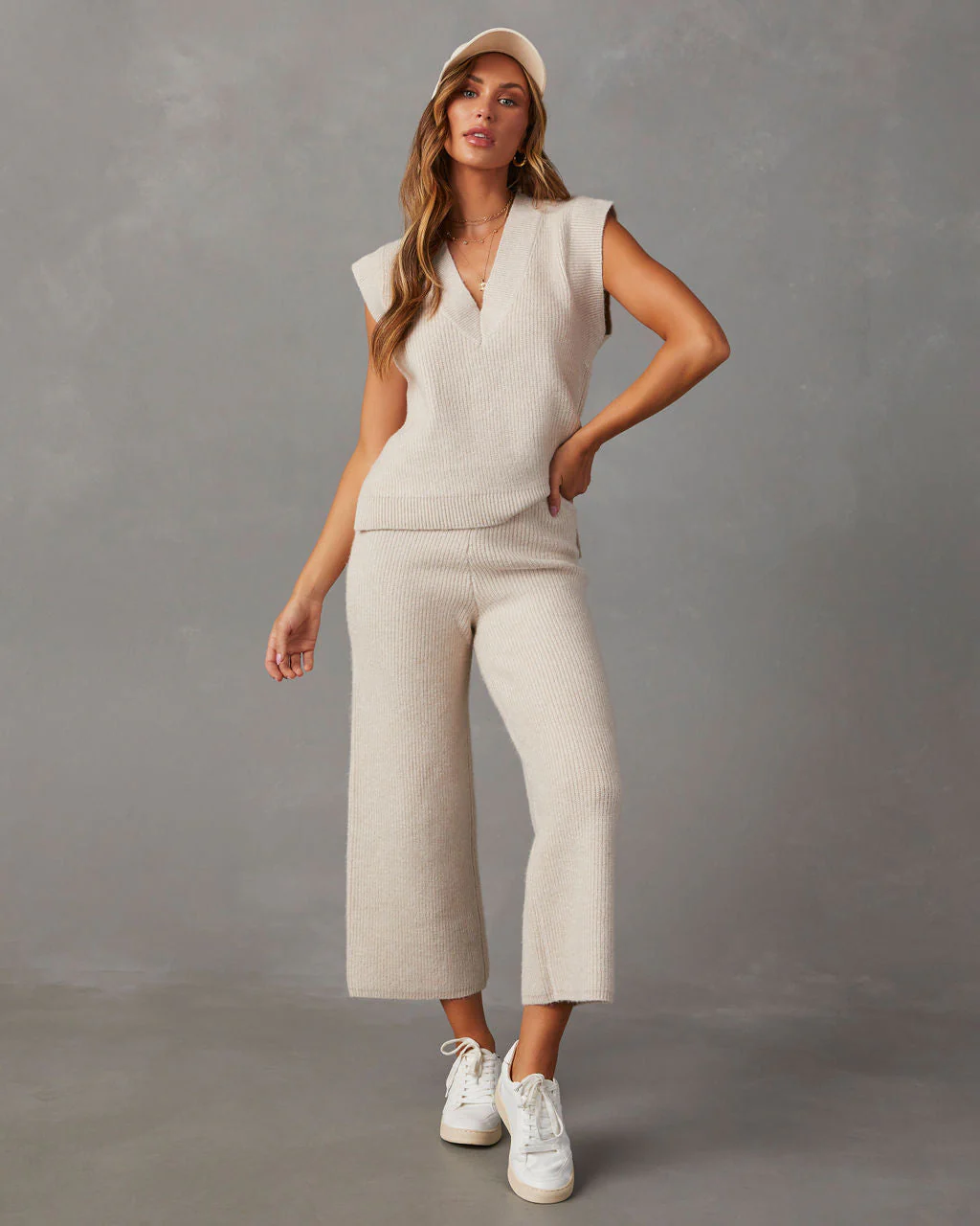 Always Cozy Ribbed Wide Leg Pants - Image 2