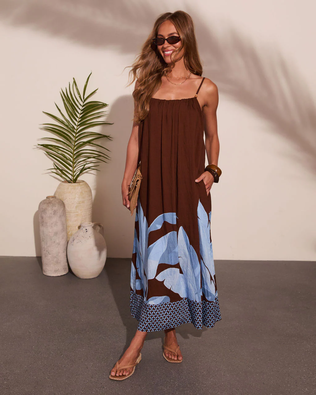 Amalfi Society Tropical Print Maxi Dress - Image 6