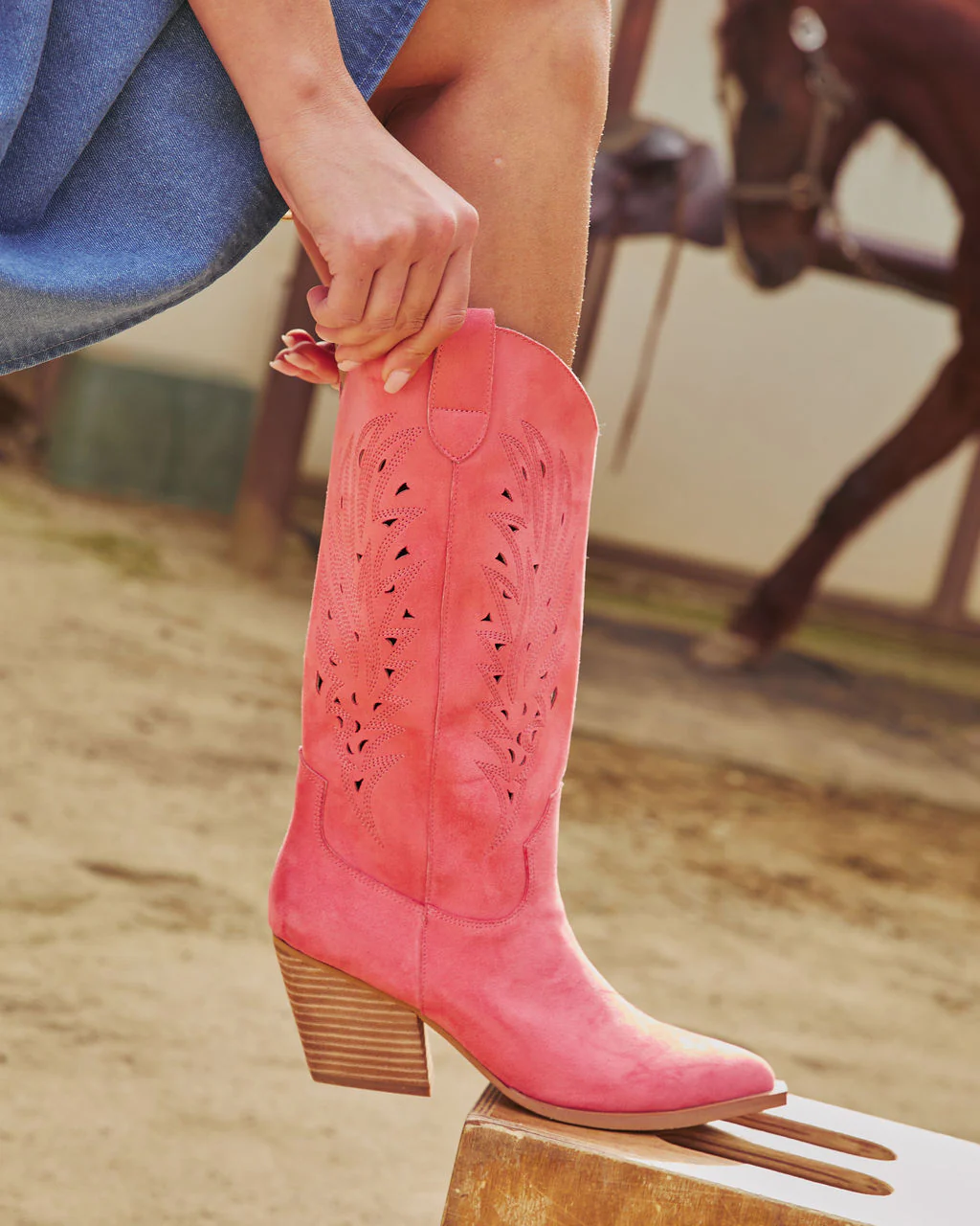 Arnell Laser Cut Western Boot - Image 14