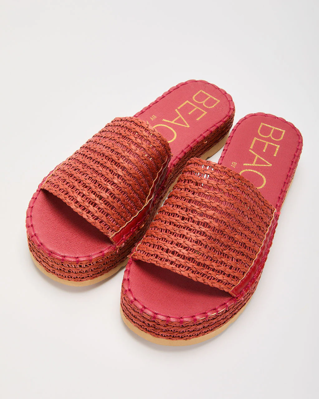 Ashlen Raffia Platform Sandals - Image 2