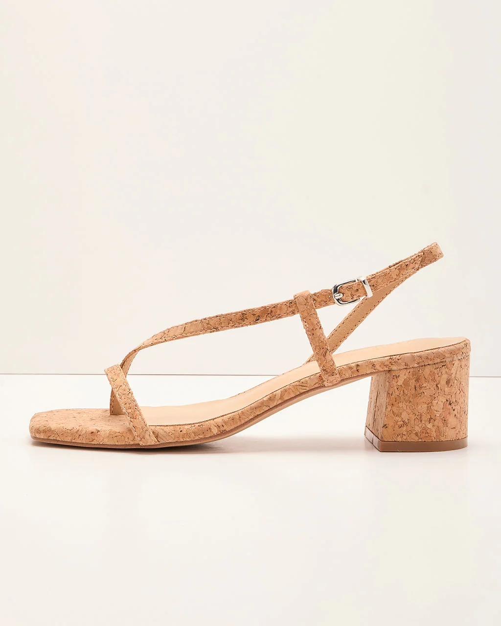 Beachside Affair Cork Slingback Heels - Image 5