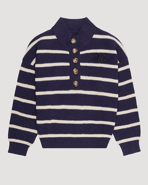 Blythe Striped Polo Sweater - Image 6