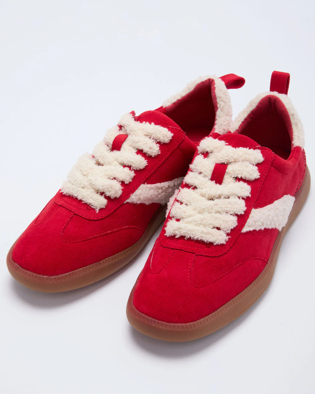 Chilled Rose Sherpa Trim Sneakers - Image 2