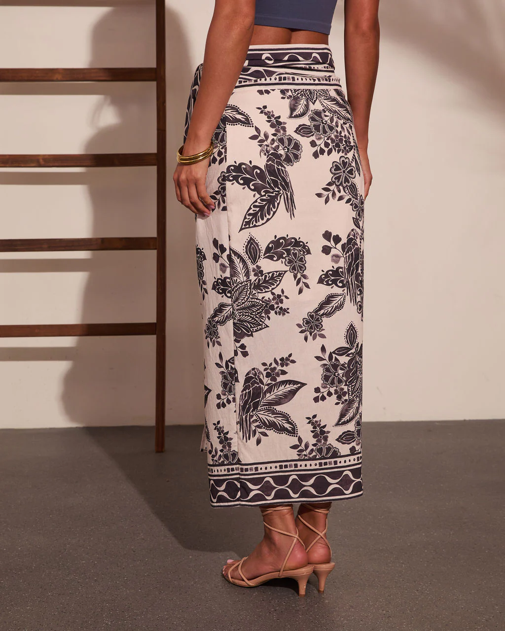 Darla Wrap Midi Skirt - Image 4