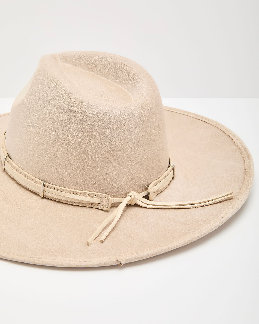 Daybreak Muse Faux Suede Banded Western Hat - Image 2