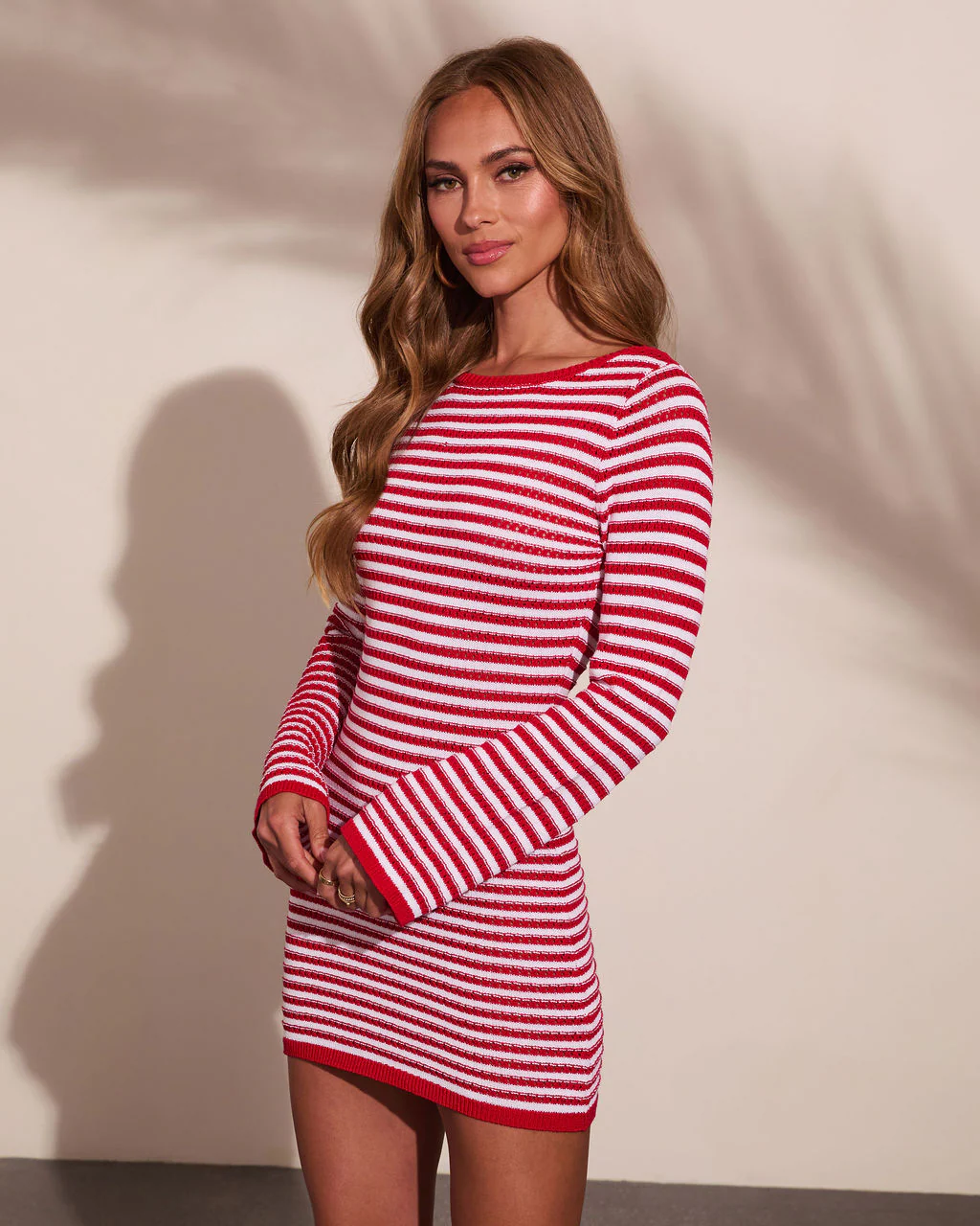 Daylight Harbor Striped Knit Mini Dress - Image 3