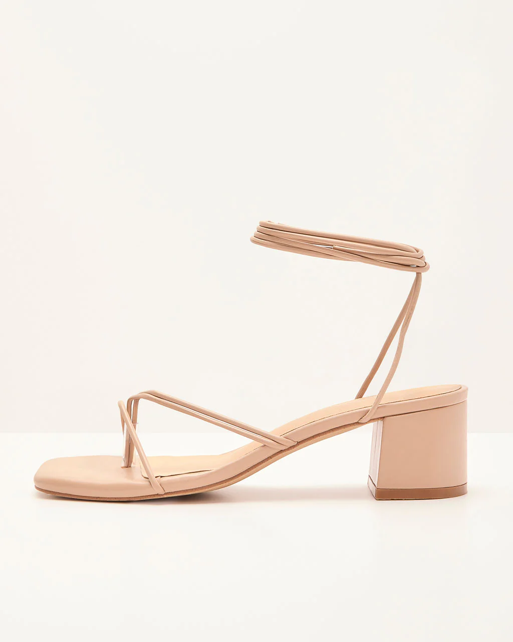 Devinah Vegan Leather Strappy Heels - Image 3