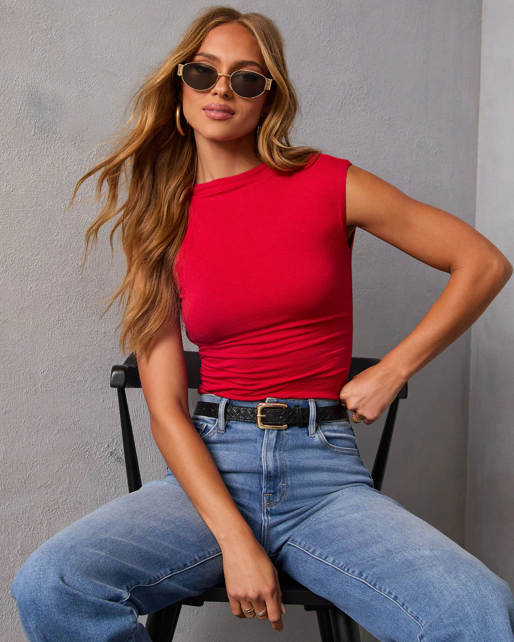 Dylan Cropped Mock Neck Top - Image 29