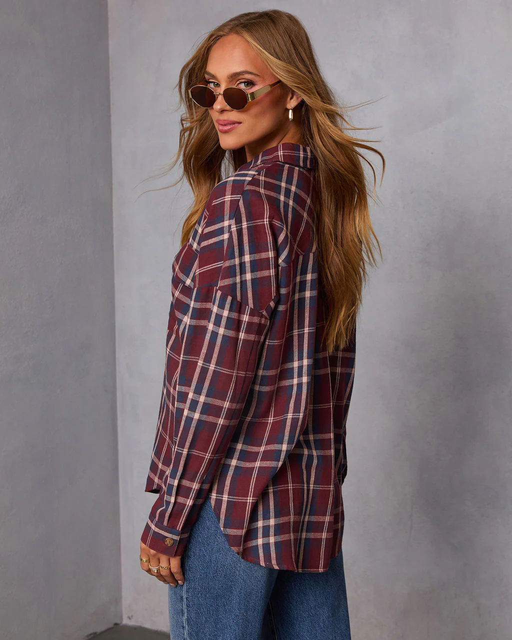 English Ivy Plaid Button Down Top - Image 10