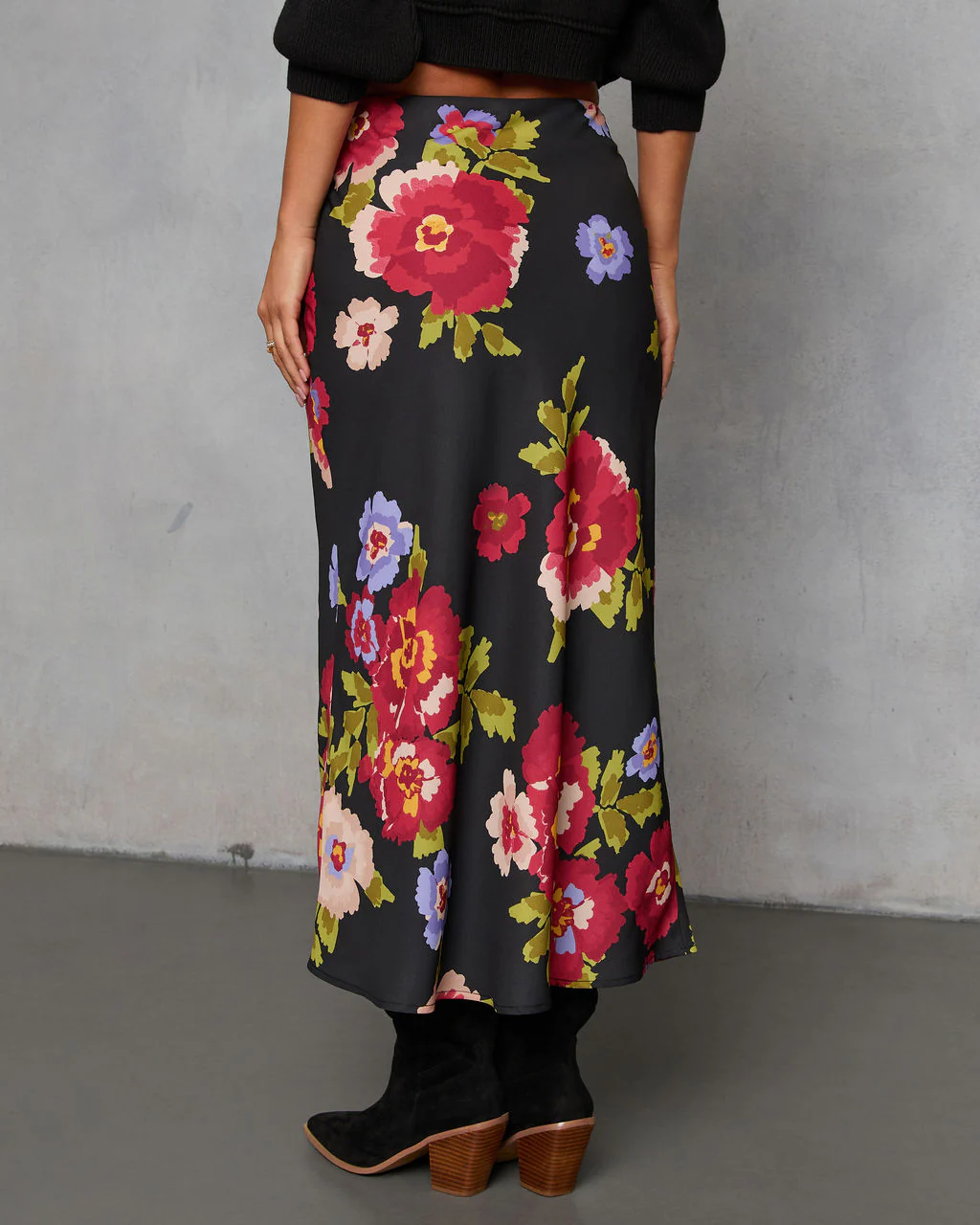 Falling for Fall Printed Maxi Skirt - Image 4