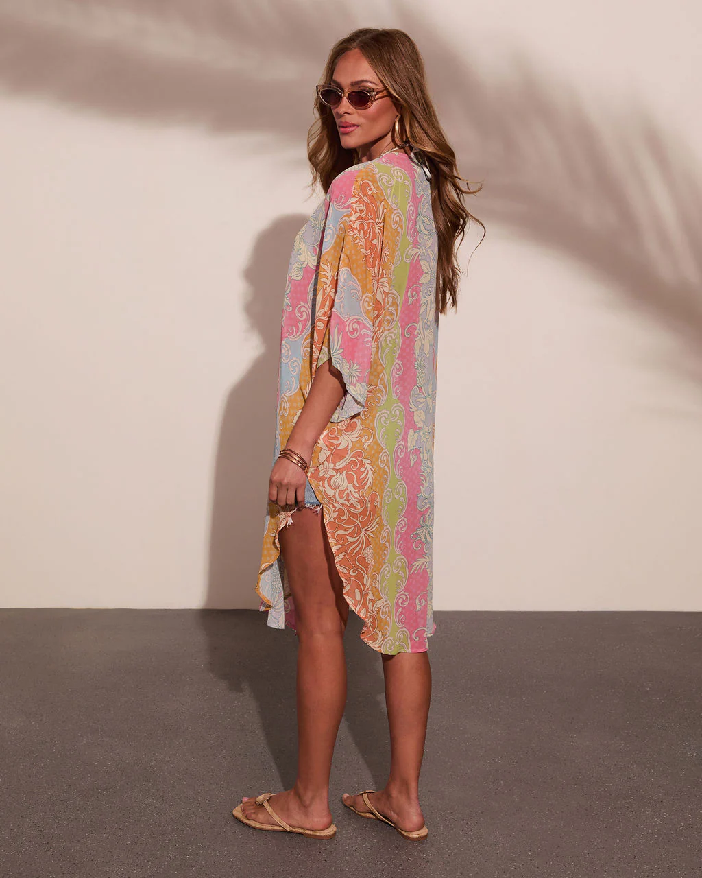 Fresh Rays Abstract Cover Up Top - Image 4