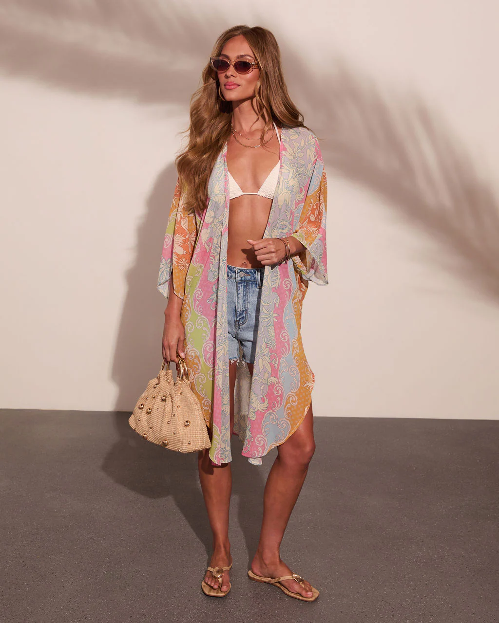 Fresh Rays Abstract Cover Up Top - Image 5