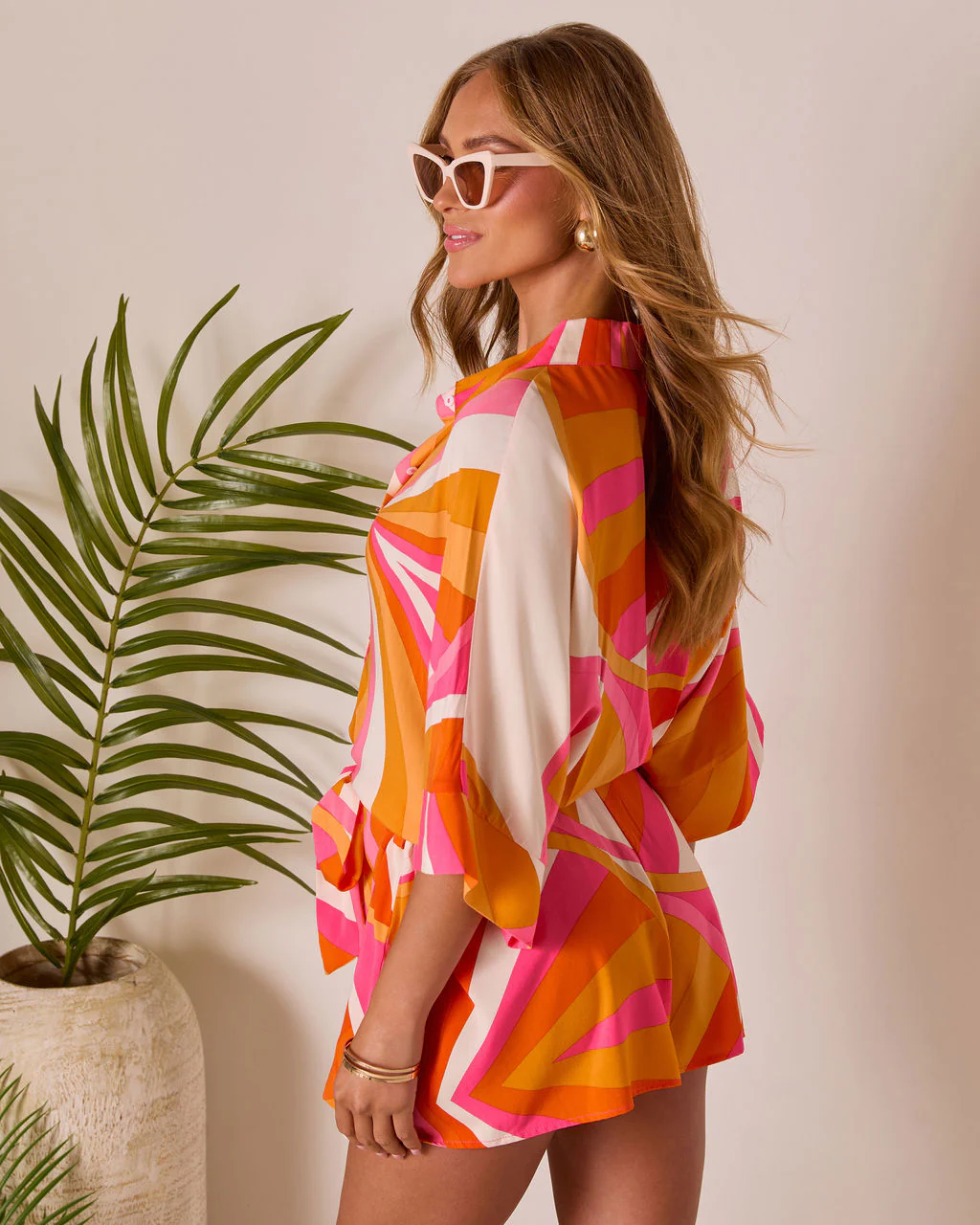 Glow Hour Waist Tie Romper - Image 10