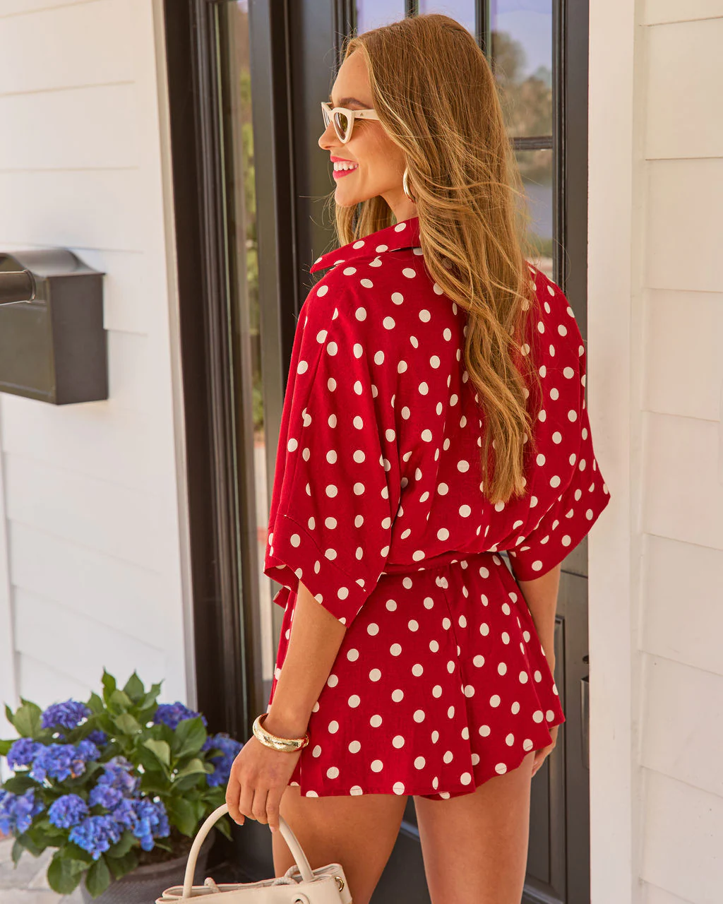 Glow Hour Waist Tie Romper - Image 4