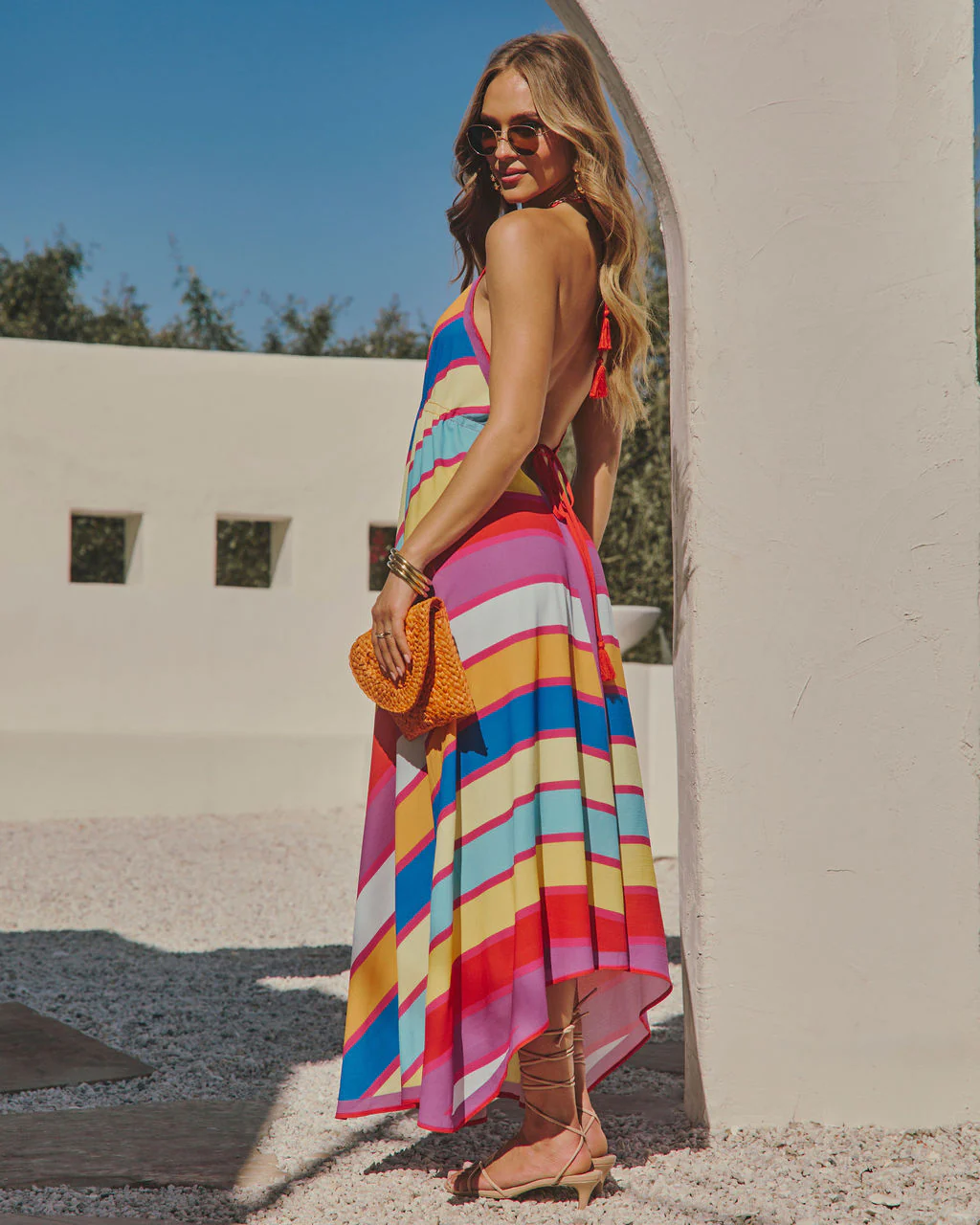 Grasse Border Print Maxi Dress - Image 17