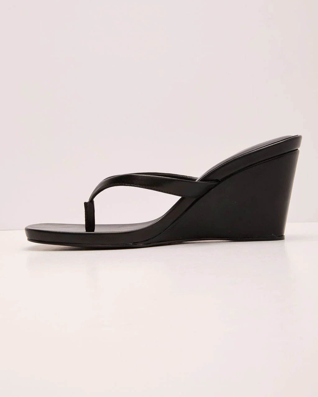 Joellen Vegan Leather Wedge Sandals - Image 9
