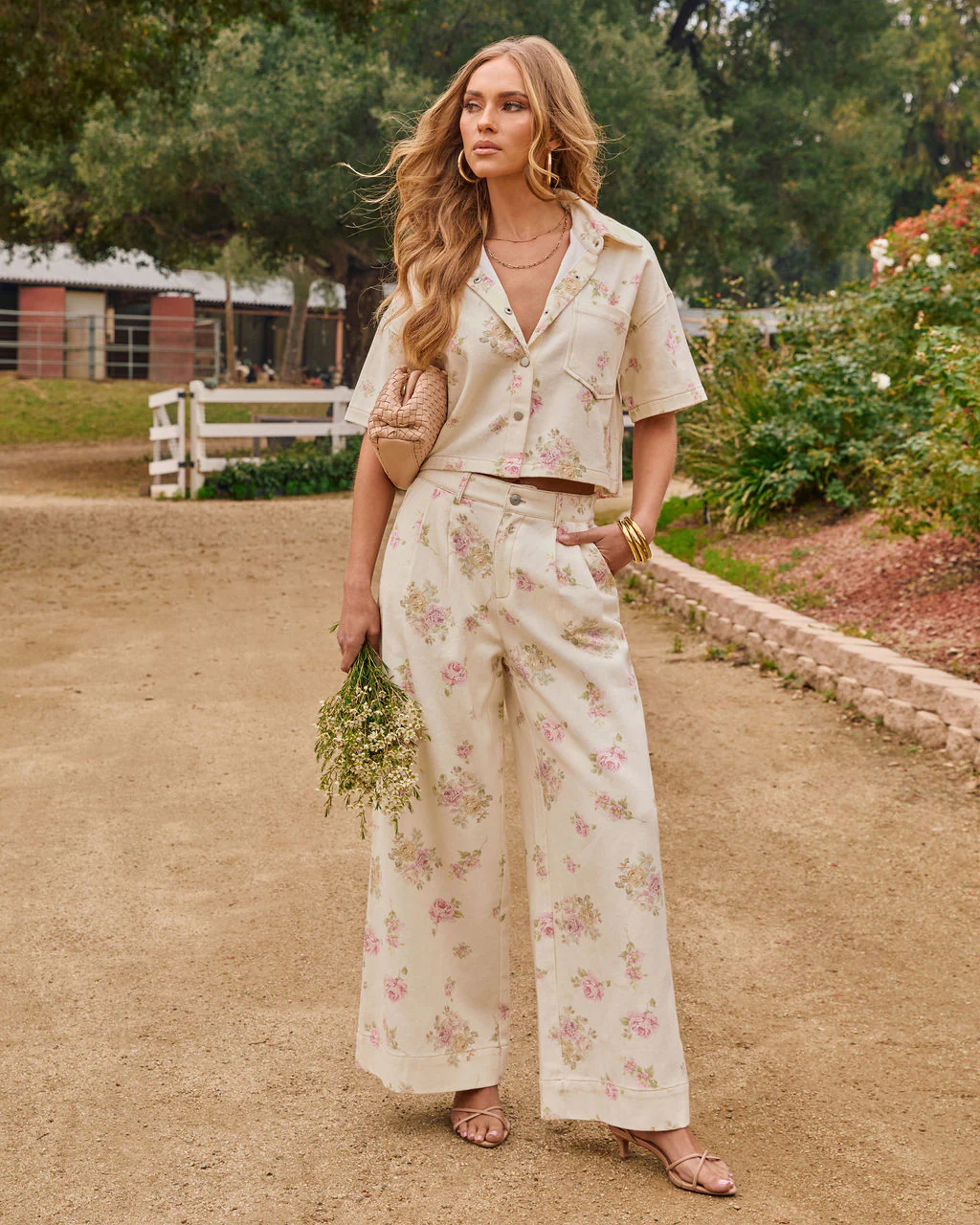 Junelle Floral Button Down Top - Image 2