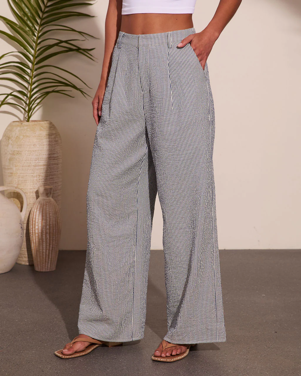 Liberty Shores Striped Wide Leg Pants - Image 3