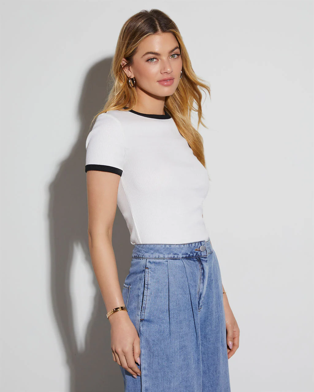 Living Life Ribbed Short Sleeve Top - Image 33