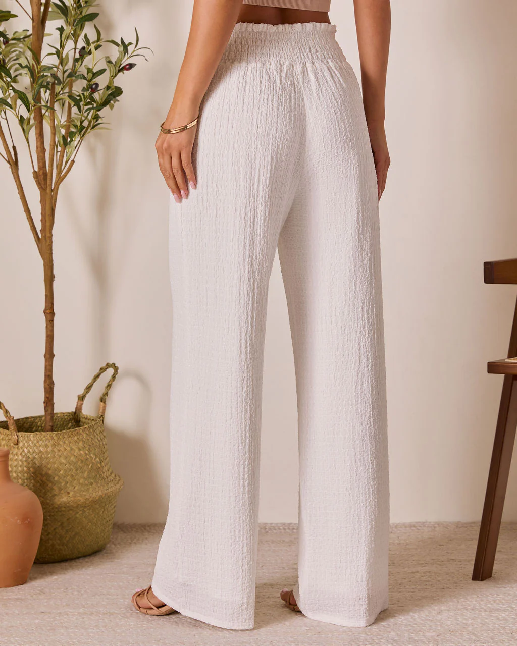 Magen Relaxed Wide Leg Pants - Image 10