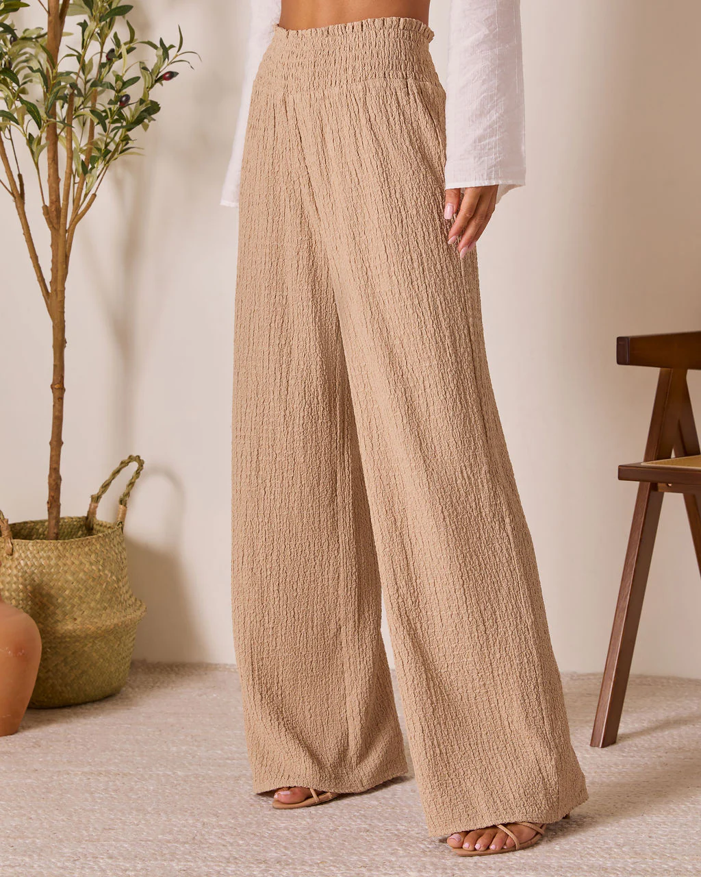 Magen Relaxed Wide Leg Pants - Image 3