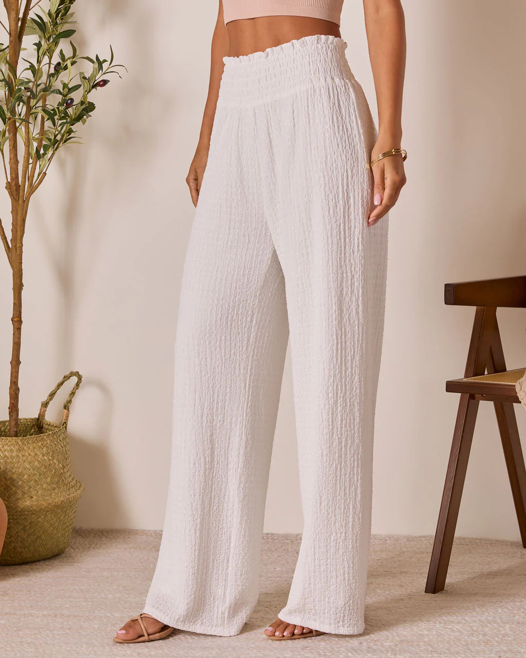 Magen Relaxed Wide Leg Pants - Image 9