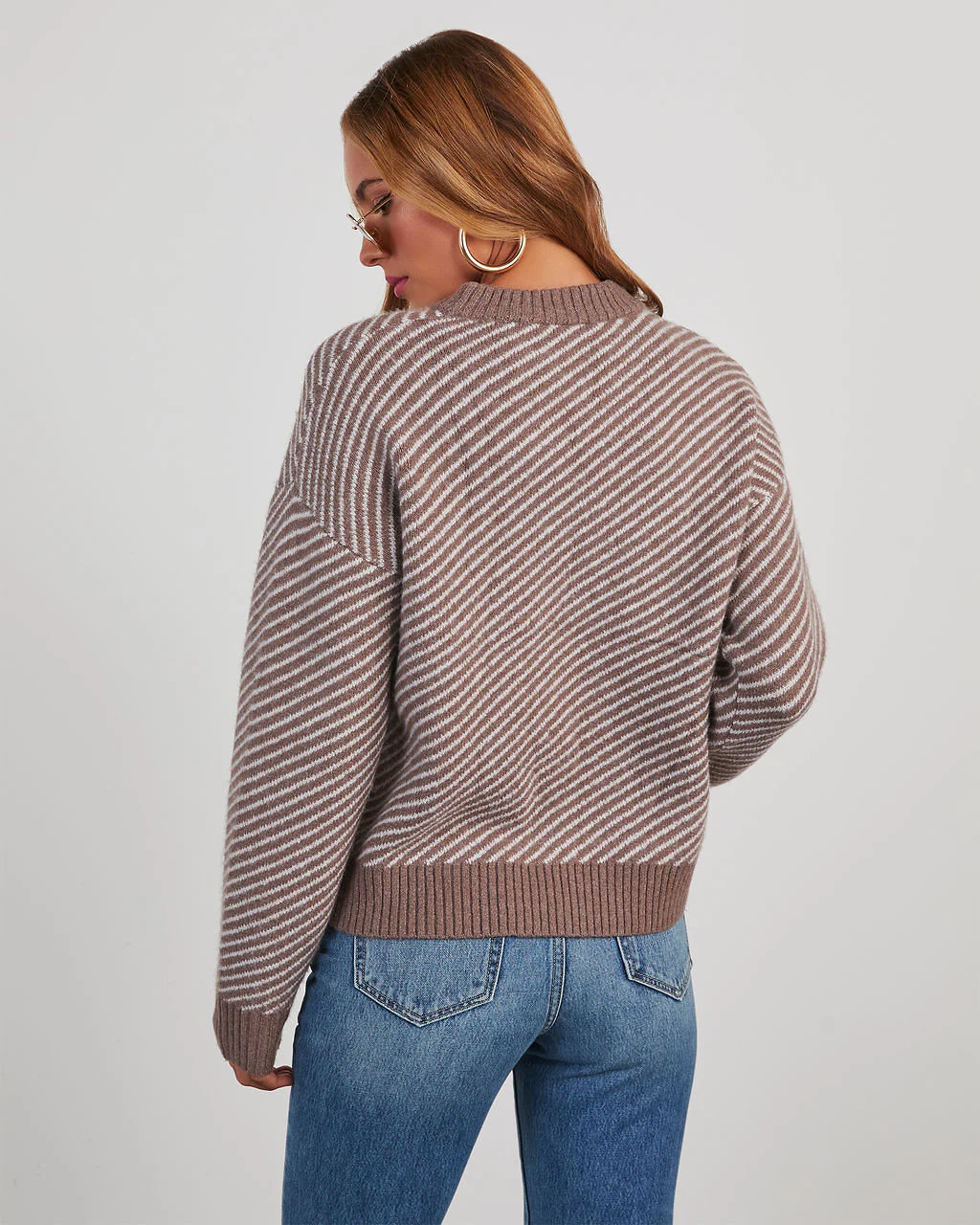 Mallory Striped Crewneck Sweater - Image 4