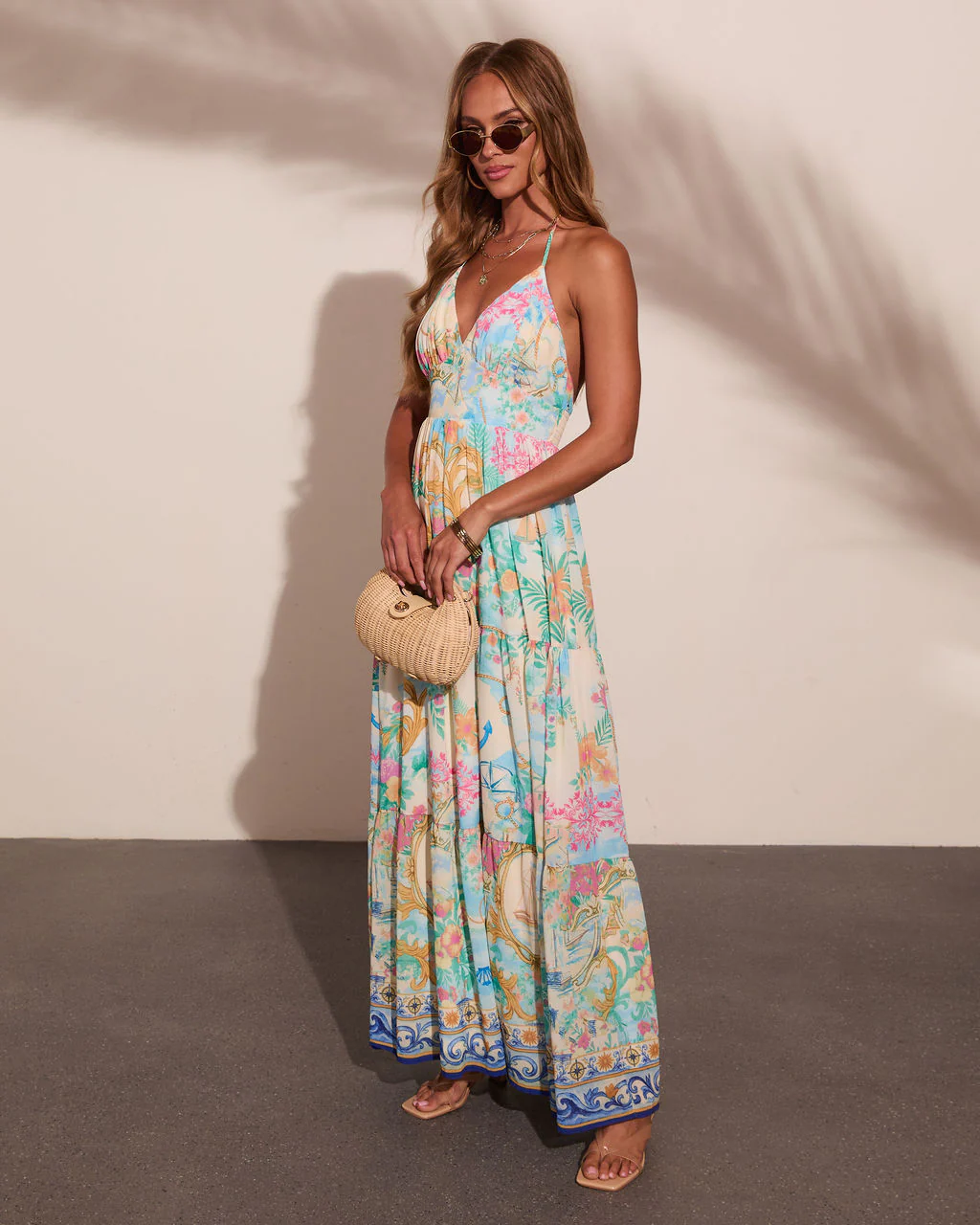 Meadow Market Abstract Maxi Dress - Image 3