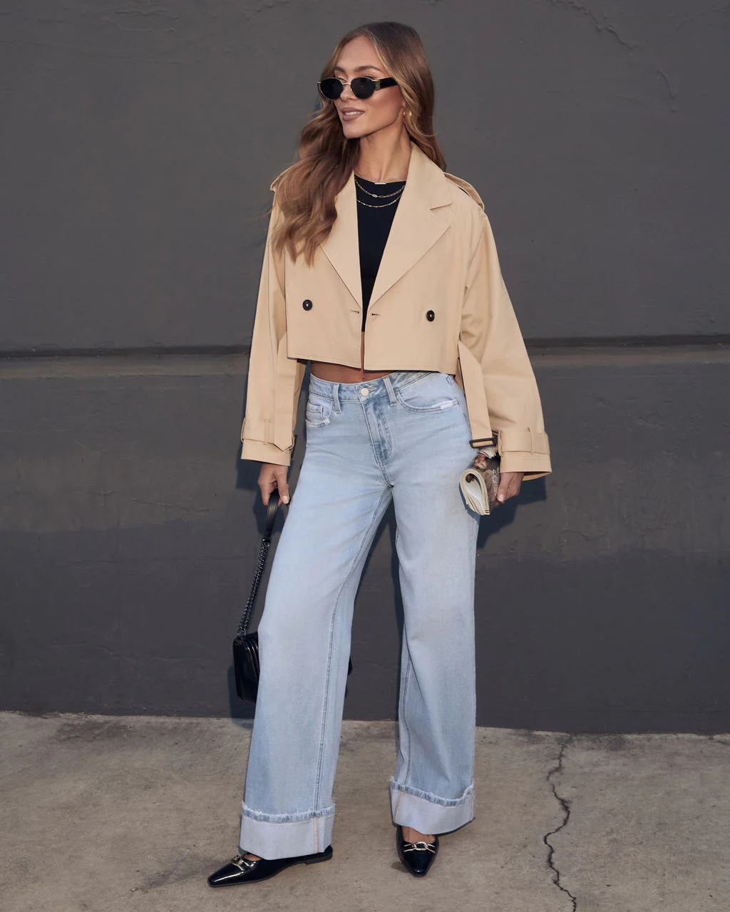 Minimal Maven Cropped Belted Jacket - Image 8