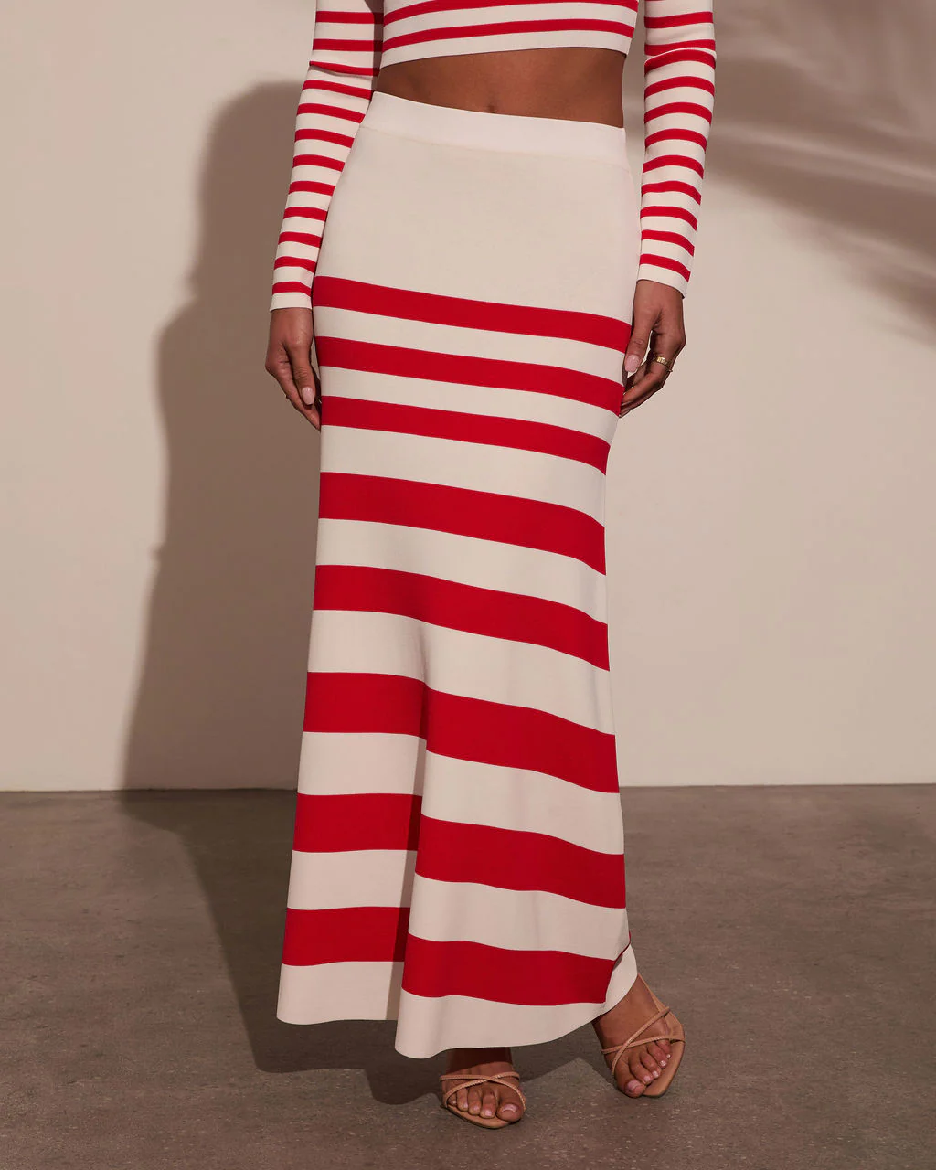 Montez Striped Maxi Skirt - Image 3