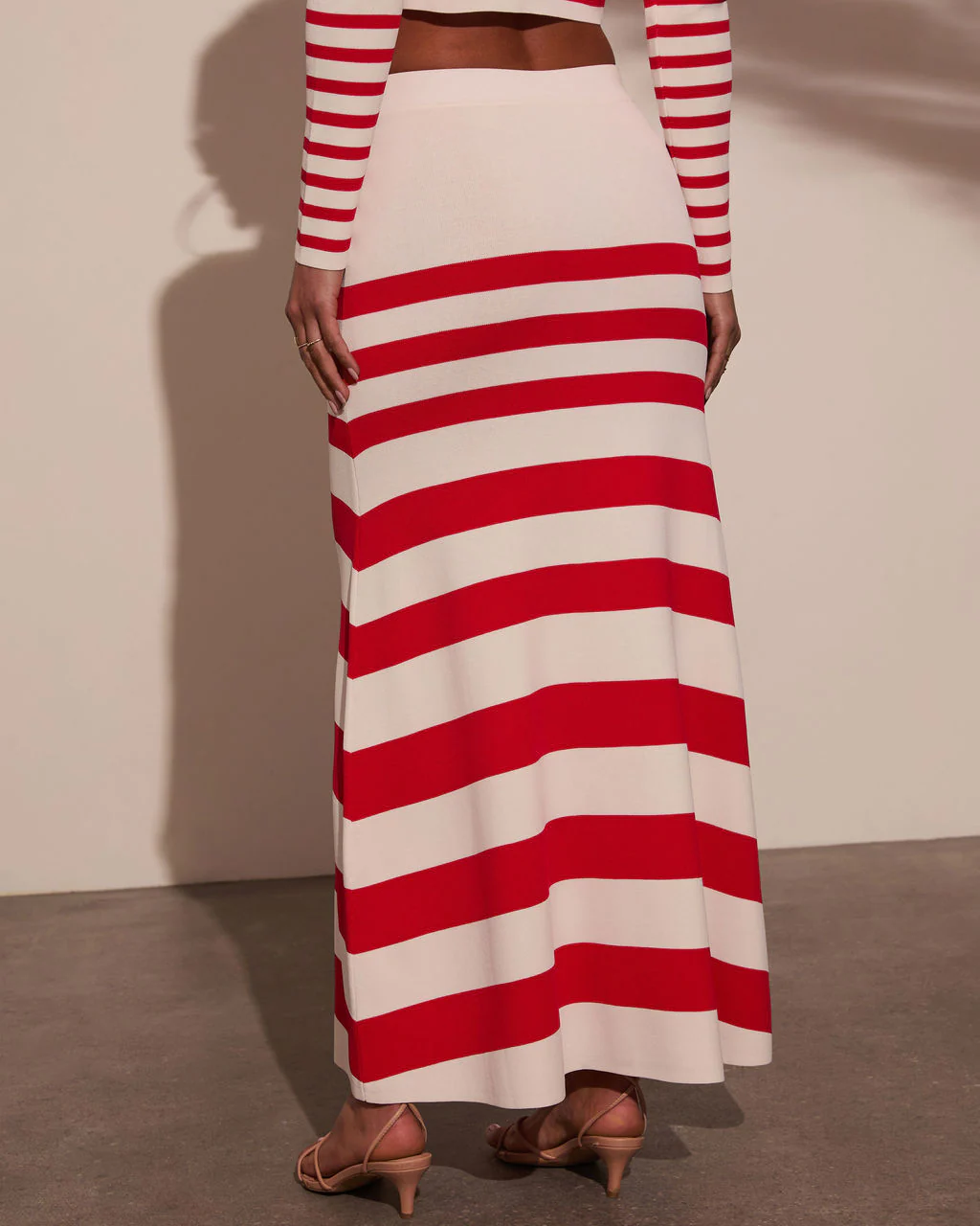 Montez Striped Maxi Skirt - Image 5
