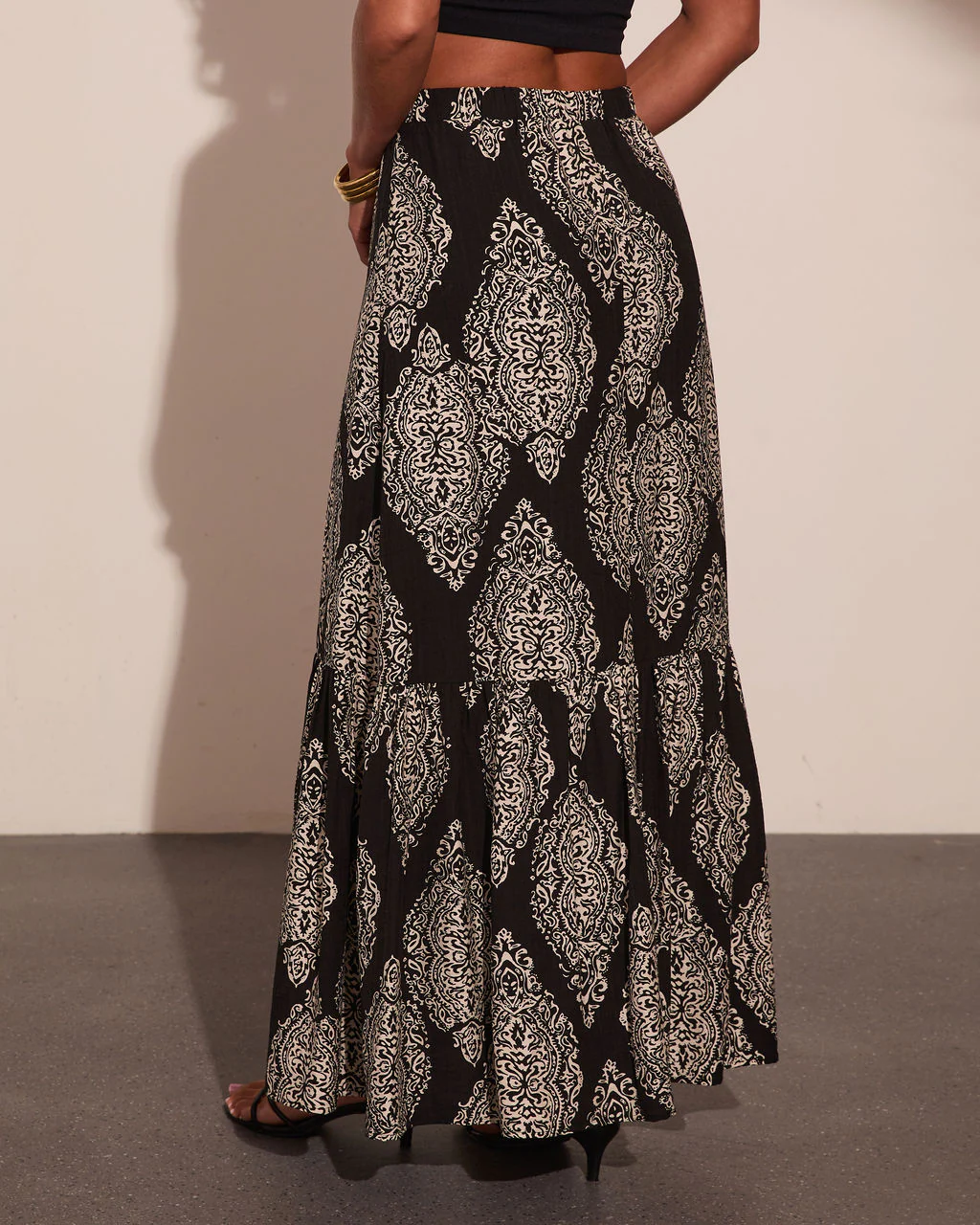 Nomad Soul Abstract Maxi Skirt - Image 4