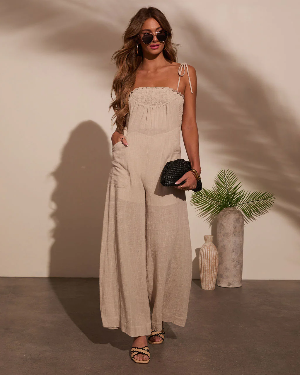 Paradise Pause Smocked Bust Jumpsuit - Image 11
