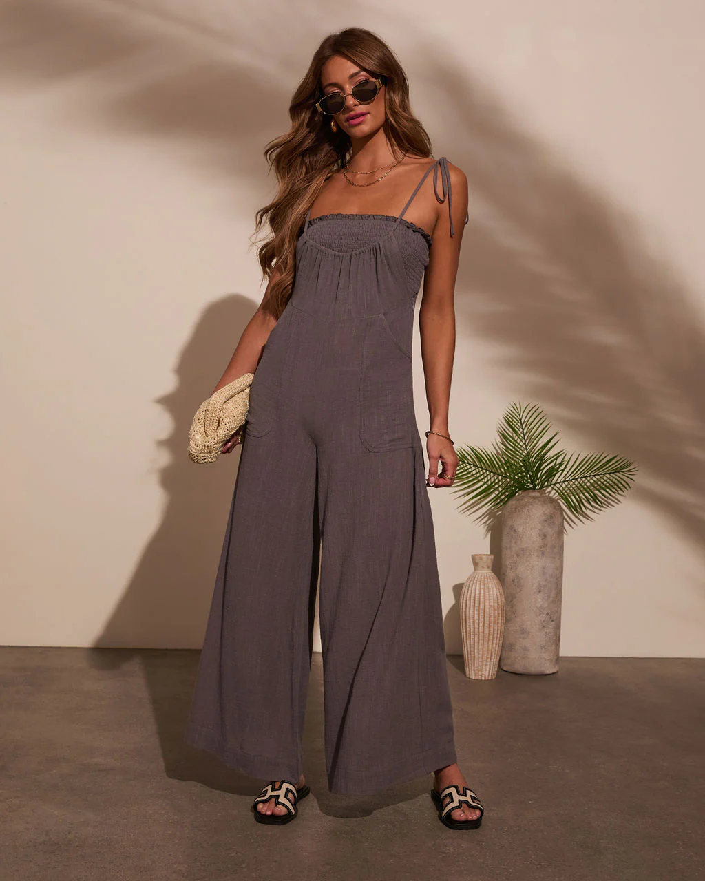 Paradise Pause Smocked Bust Jumpsuit - Image 3