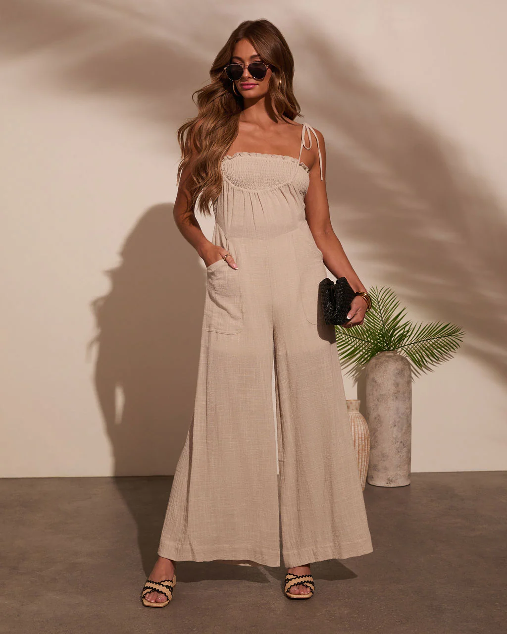 Paradise Pause Smocked Bust Jumpsuit - Image 7