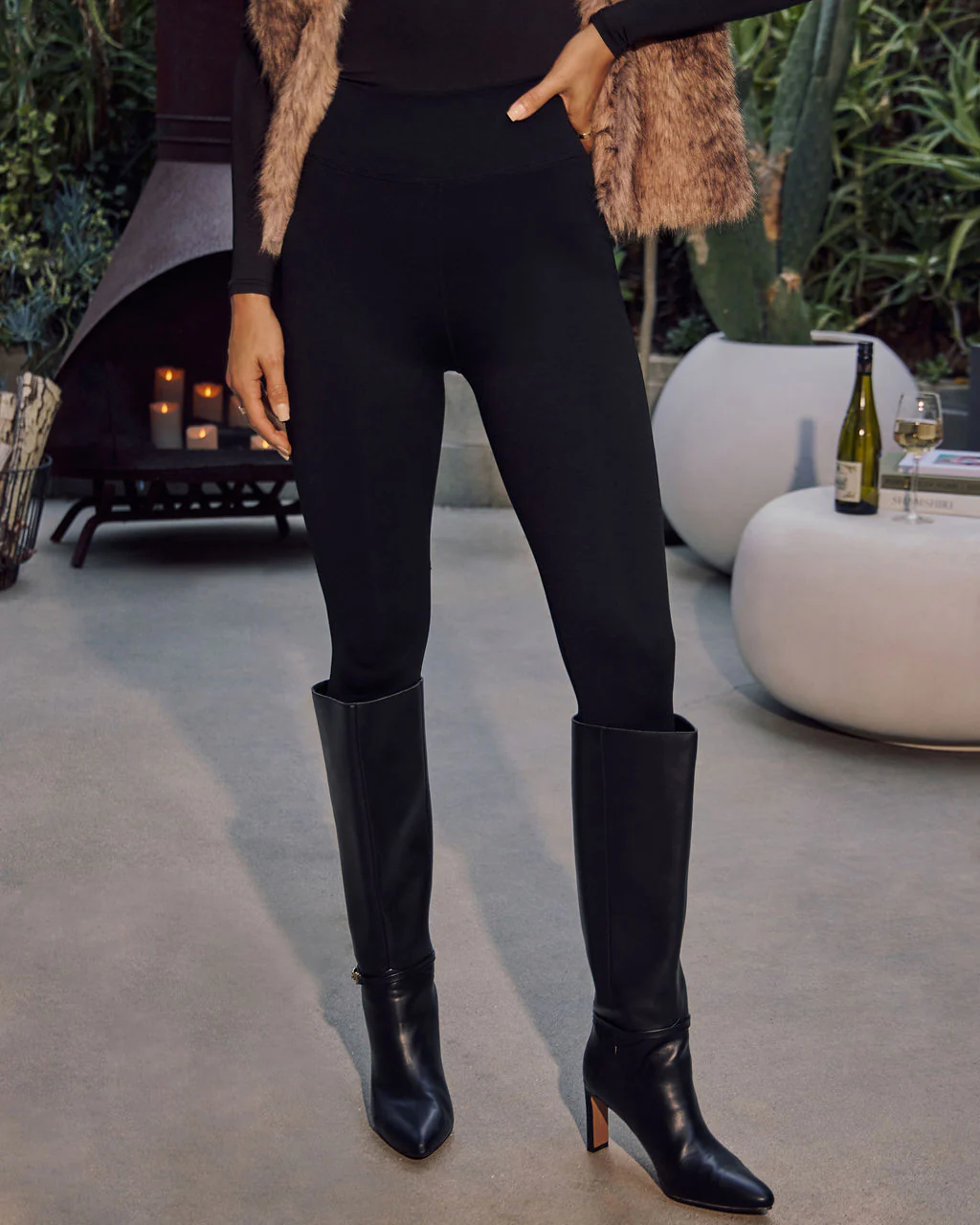 Renella Stirrup Hem Leggings