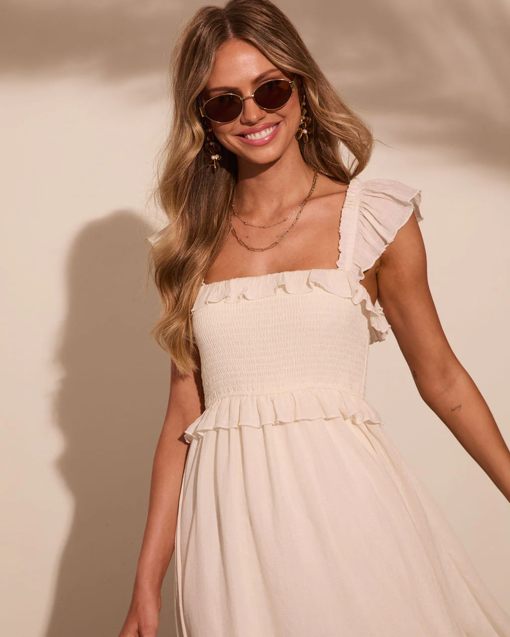 Resort Romance Ruffle Trim Maxi Dress - Image 8