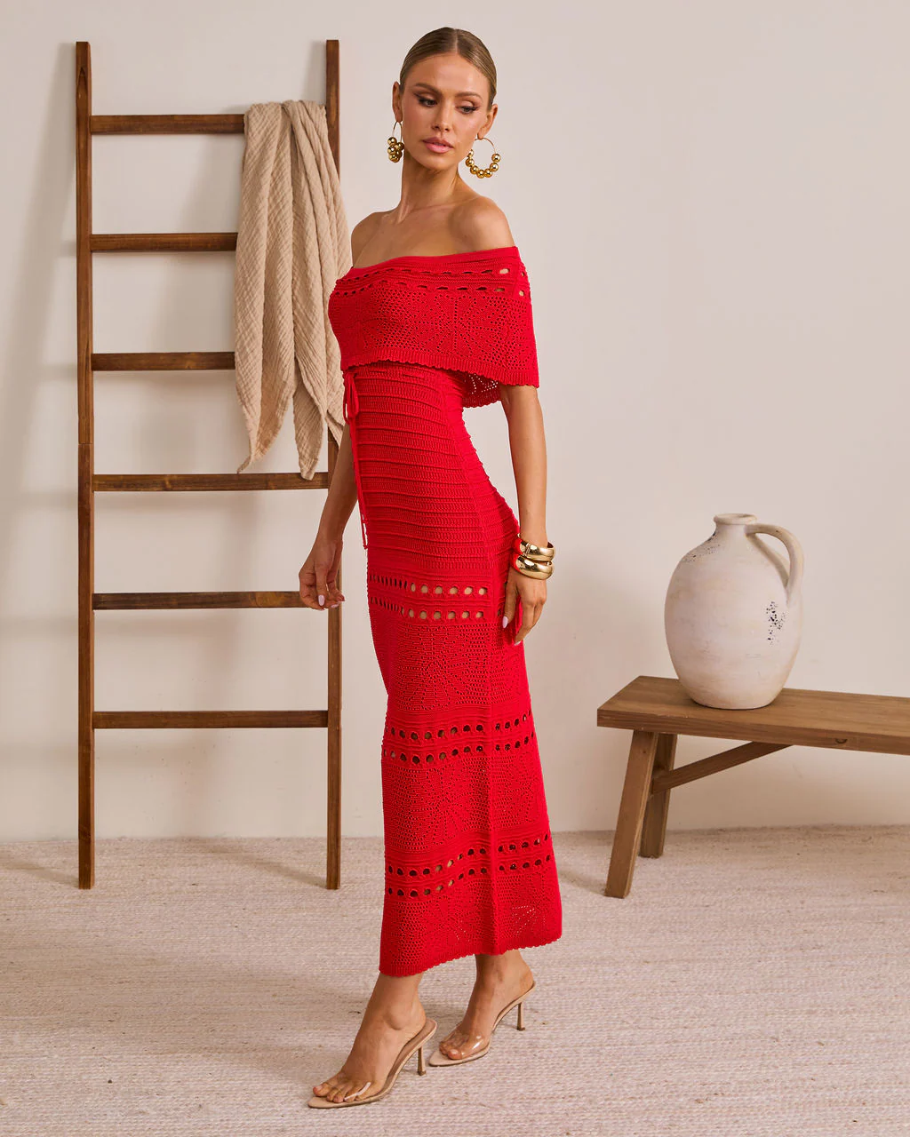 Siena Sun Strapless Knit Maxi Dress - Image 9