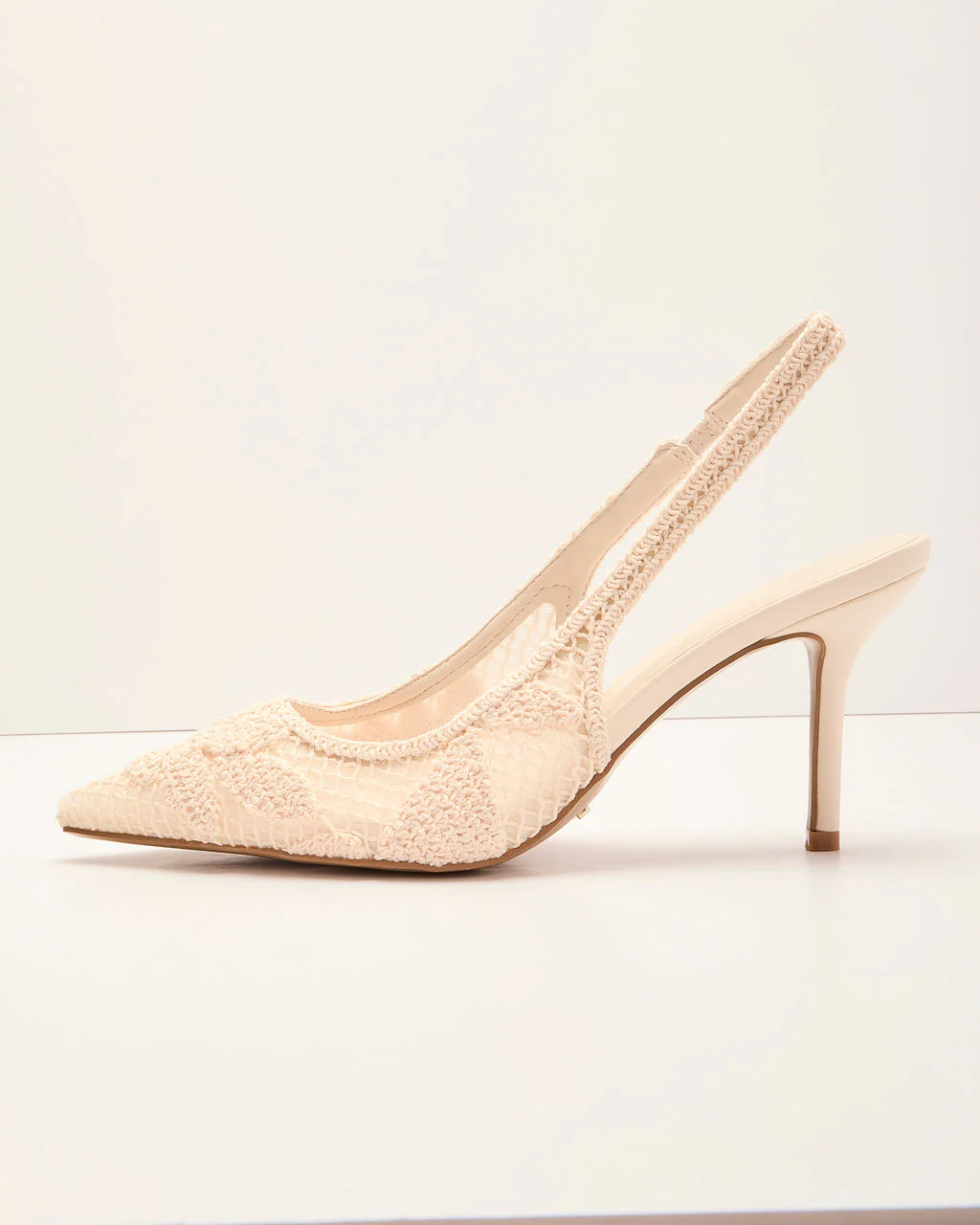 Summer Heiress Crochet Slingback Heels - Image 3