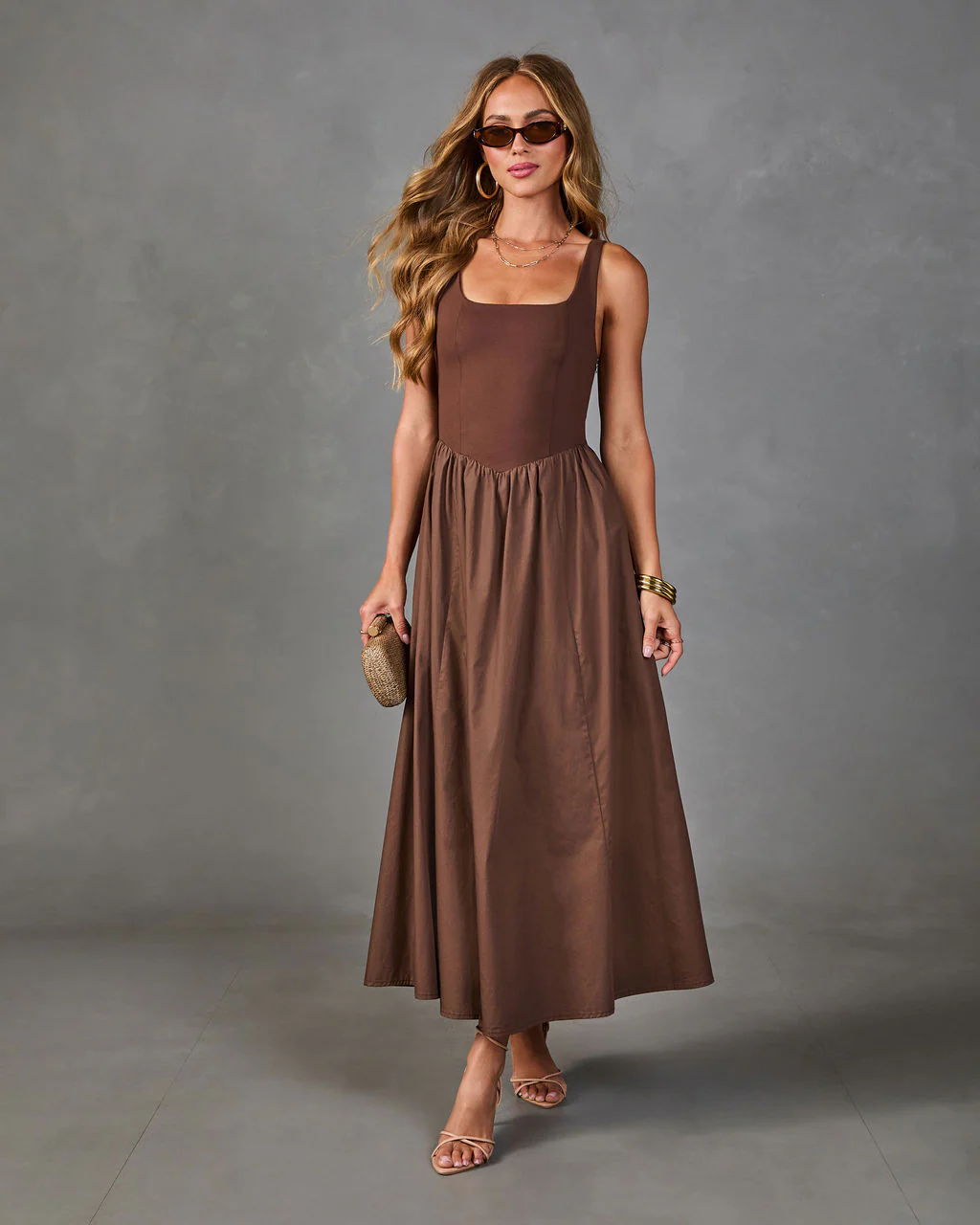 Timeless Charm Pleated Maxi Dress - Image 6