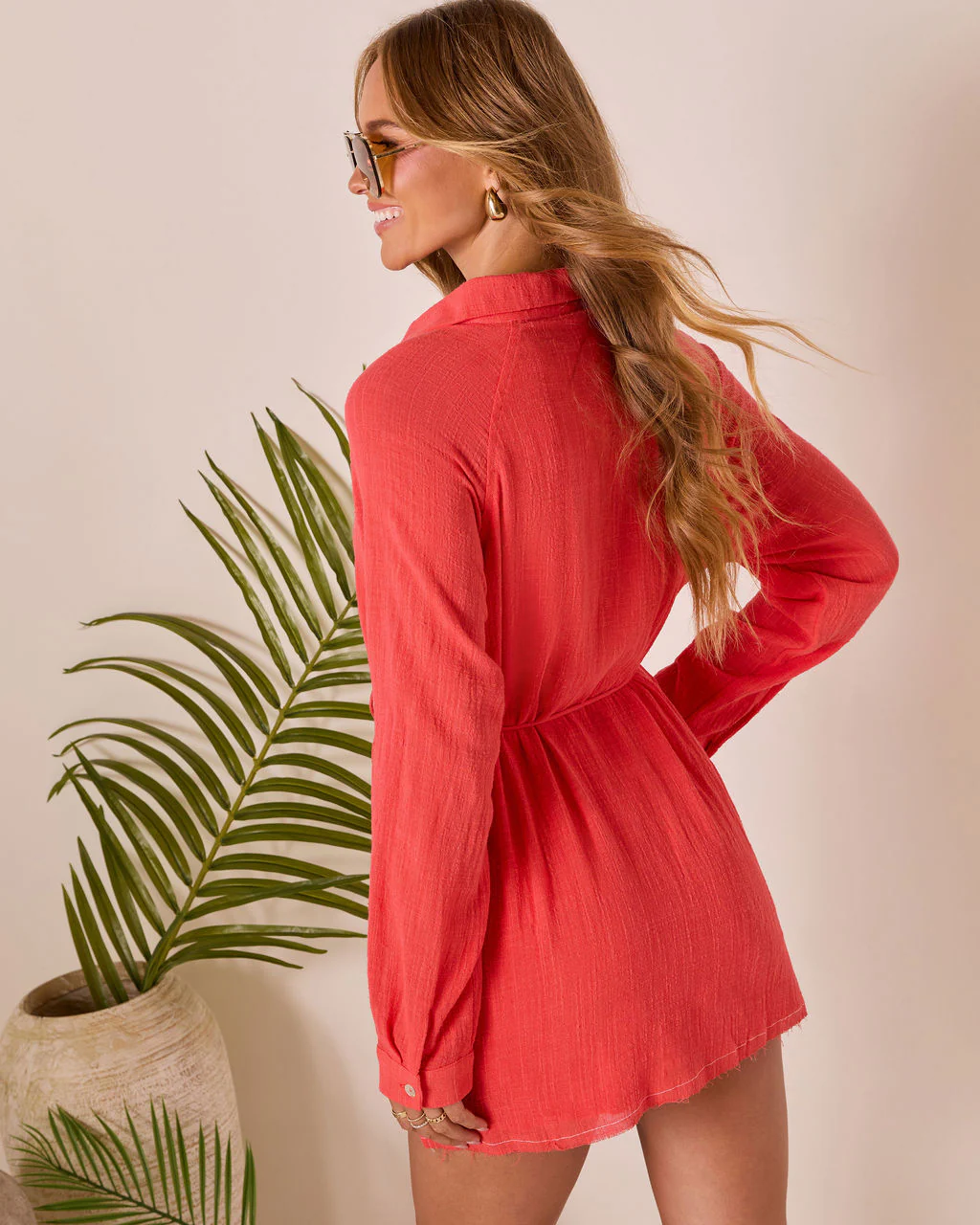 Wave Whisper Long Sleeve Romper - Image 4