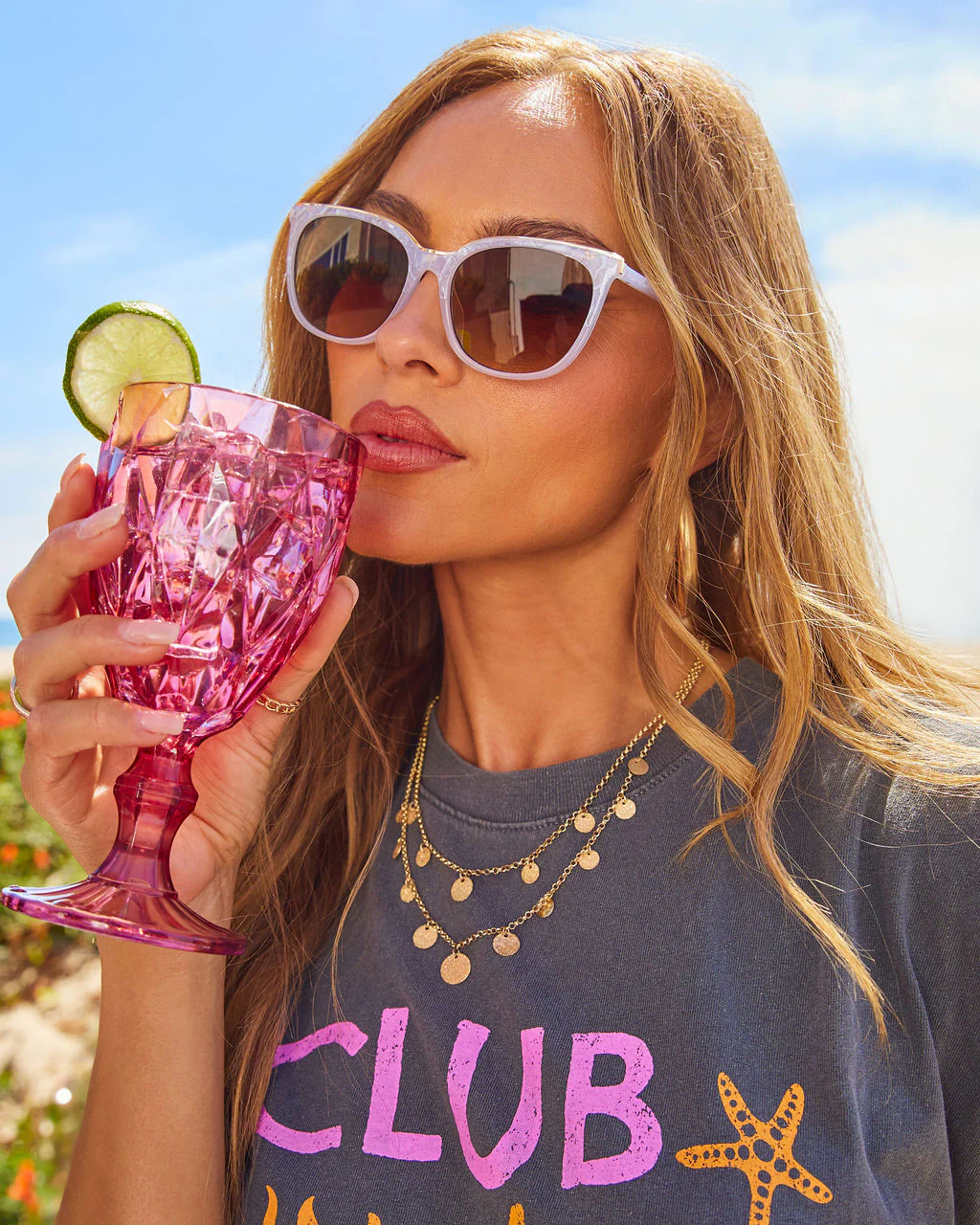 Wynell Cat Eye Sunglasses - Image 3