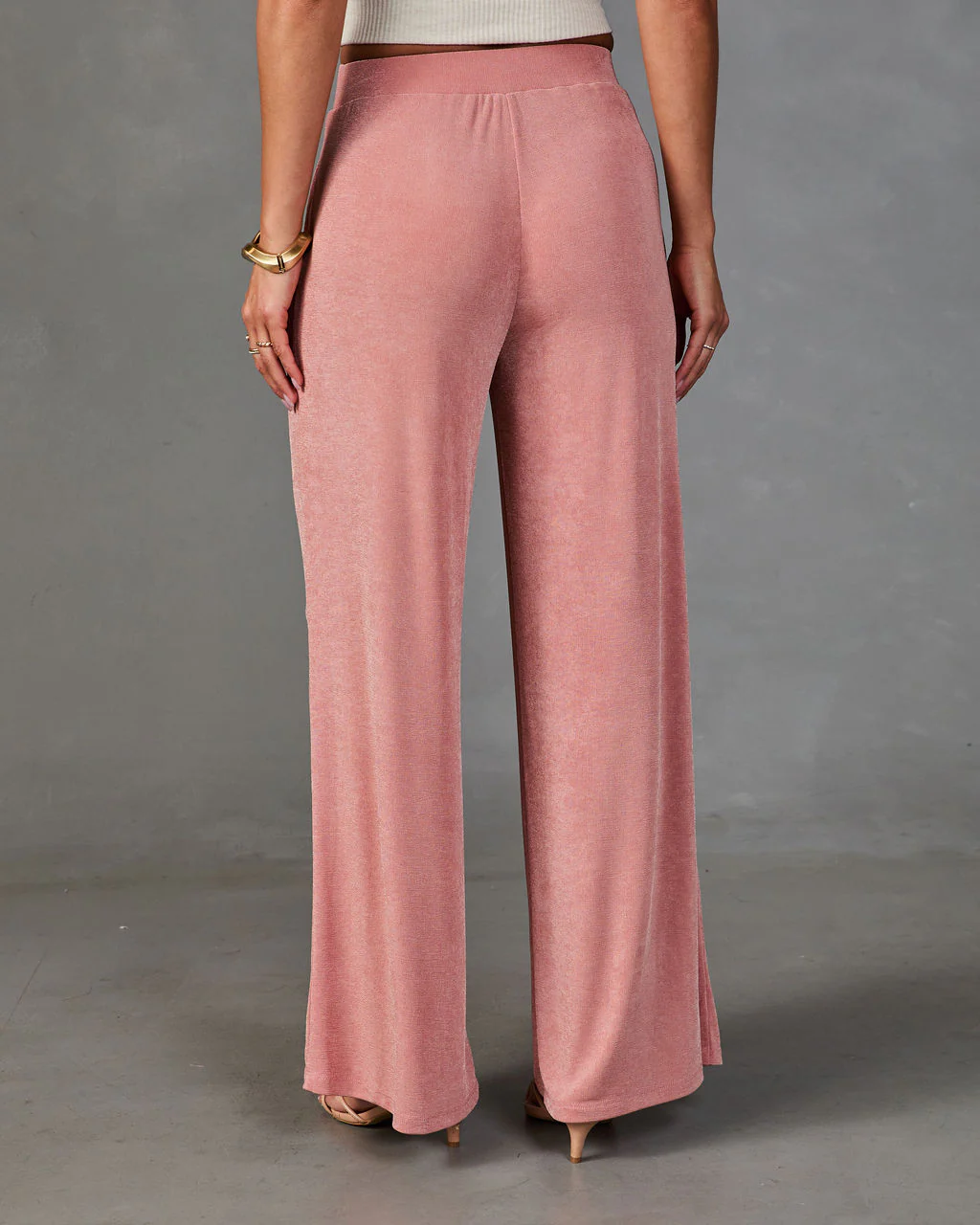 Zurrie Pleated High Rise Wide Leg Pants - Image 4